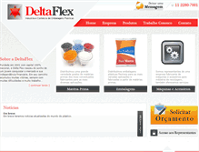 Tablet Screenshot of deltaflex.com.br